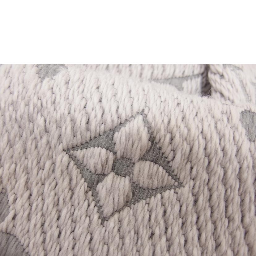 LV ルイ・ヴィトン/エシャルプ・ロゴマニア/マフラー/ライトグレー//ABランク/04