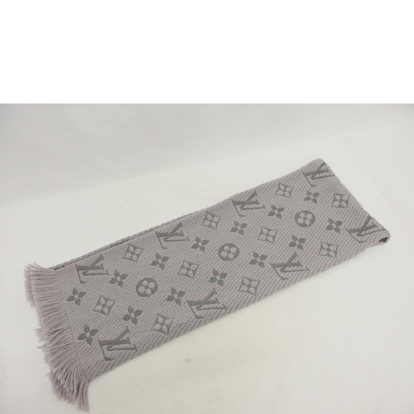 LV ルイ・ヴィトン/エシャルプ・ロゴマニア/マフラー/ライトグレー//ABランク/04