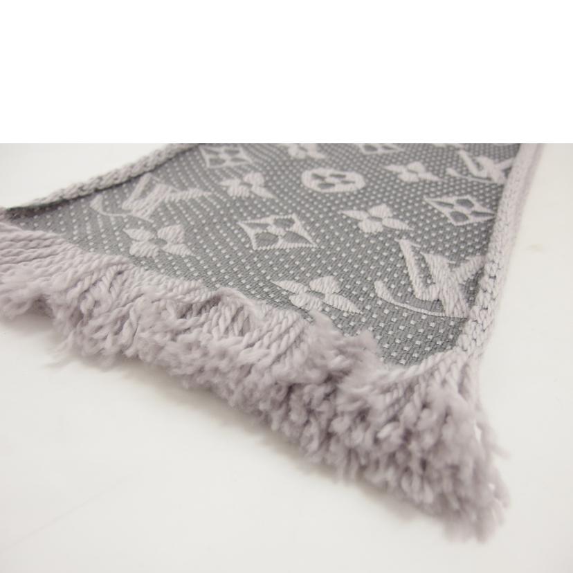 LV ルイ・ヴィトン/エシャルプ・ロゴマニア/マフラー/ライトグレー//ABランク/04