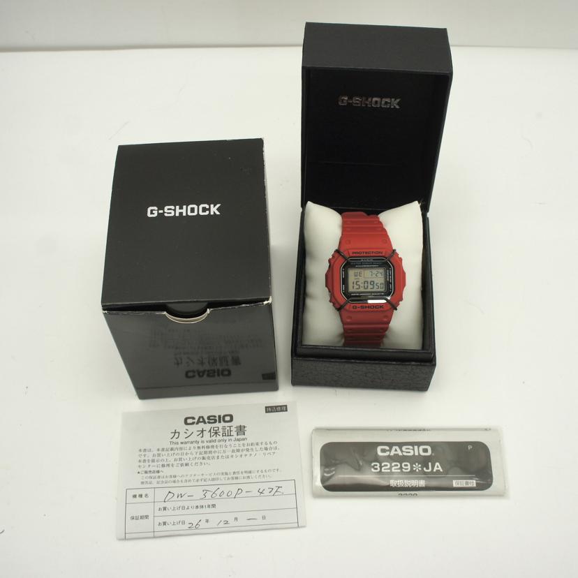 CASIO カシオ/G-SHOCK/スクエア/レッド/DW-5600P-4JF//322*/Aランク/85