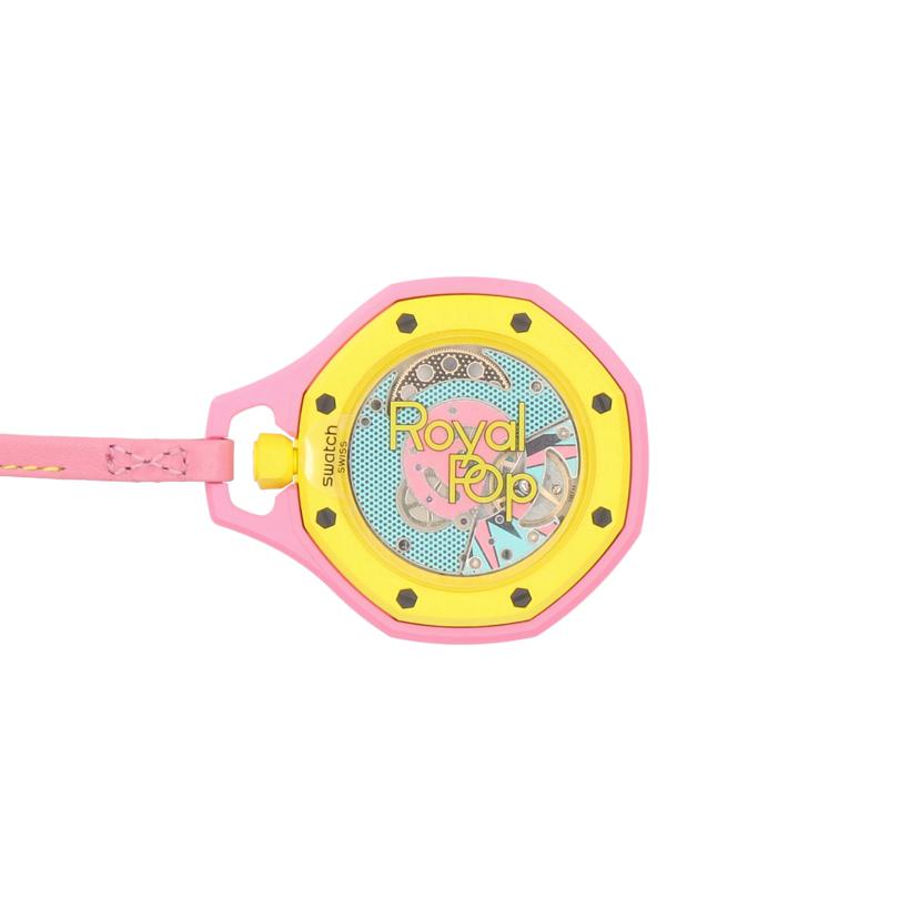 AP×swatch オーデマピゲ×スウォッチ/OTG ROZ_ロイヤルポップコレクション/自動巻/SSX03J100N//SAランク/92