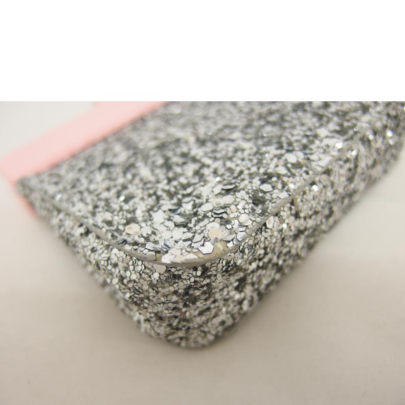 miu miu ミュウミュウ/ラメ ガマ口/コスメポーチ/小物入れ//Aランク/04