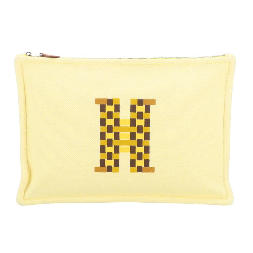 HERMES エルメス/Hティサージュフラットポーチ//SAランク/91