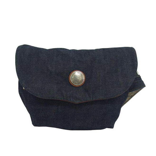RED MOON レッドムーン/パイロットリバー/ネイティブハーツ/ショルダーバッグ/デニム/PR-NH-GM//Aランク/04