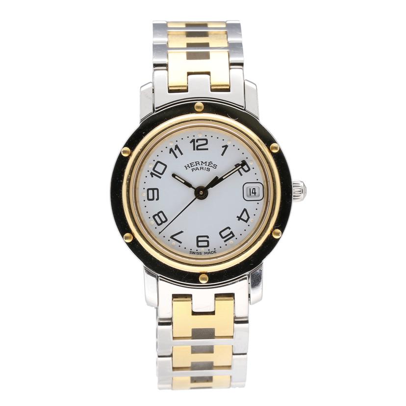 HERMES エルメス/クリッパー・ホワイト/レディース/クォーツ/CL4.220//118****/ABランク/19