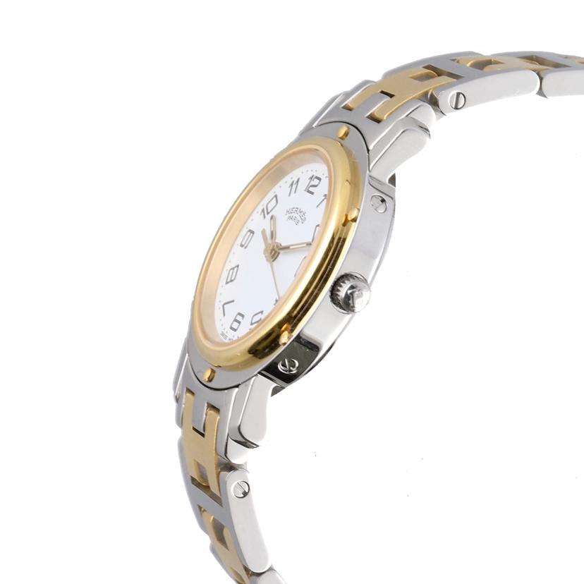 HERMES エルメス/クリッパー・ホワイト/レディース/クォーツ/CL4.220//118****/ABランク/19