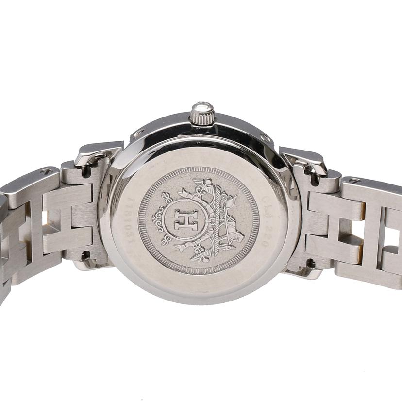 HERMES エルメス/クリッパー・ホワイト/レディース/クォーツ/CL4.220//118****/ABランク/19