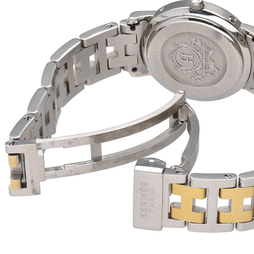 HERMES エルメス/クリッパー・ホワイト/レディース/クォーツ/CL4.220//118****/ABランク/19