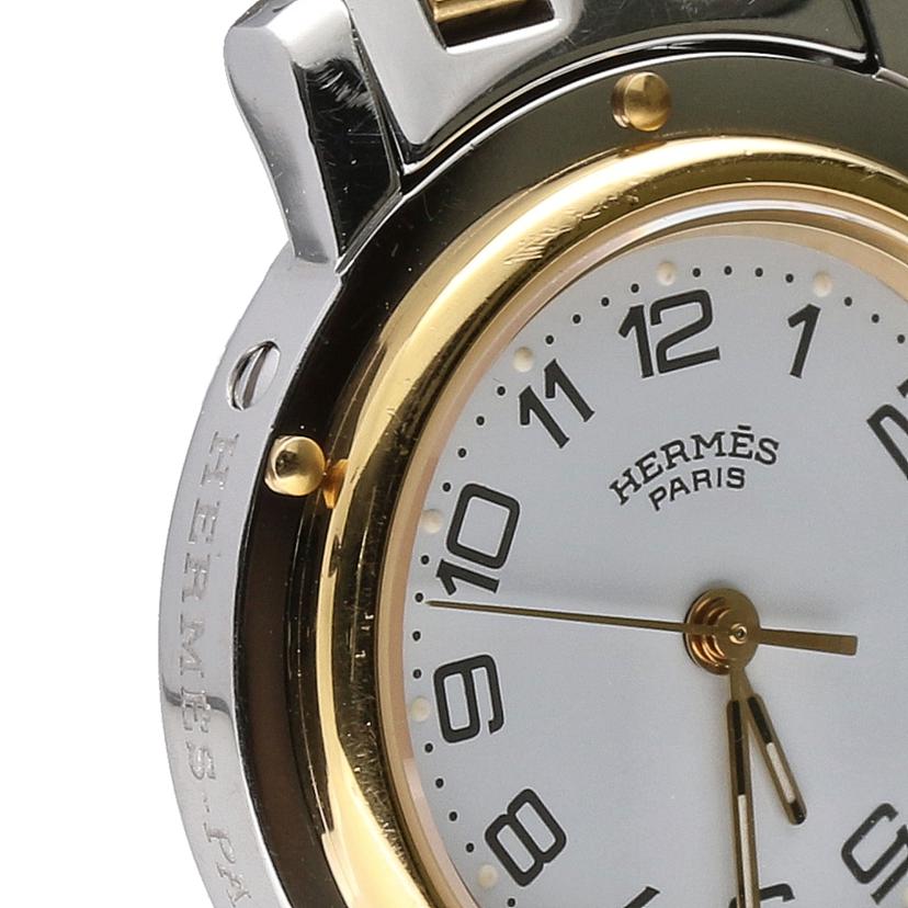 HERMES エルメス/クリッパー・ホワイト/レディース/クォーツ/CL4.220//118****/ABランク/19