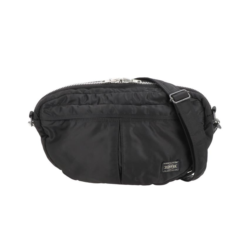 PORTER ポーター/ナイロンショルダー タンカー 黒 半円型//ABランク/42
