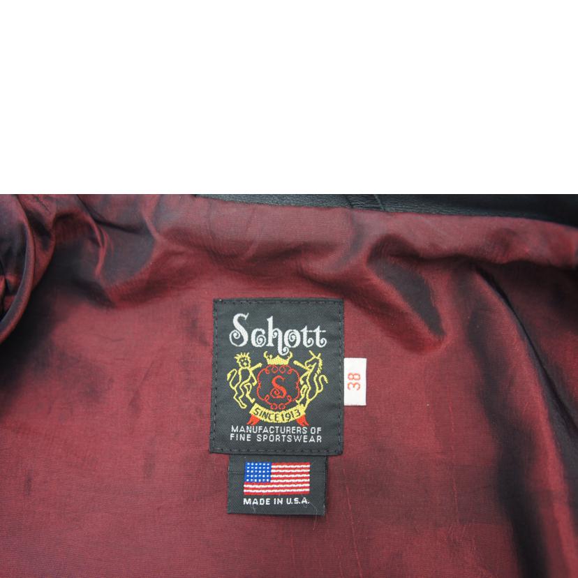 Schott ショット/Schott/641XXシングルライダースJKT/38/7009//1561304028/Bランク/21