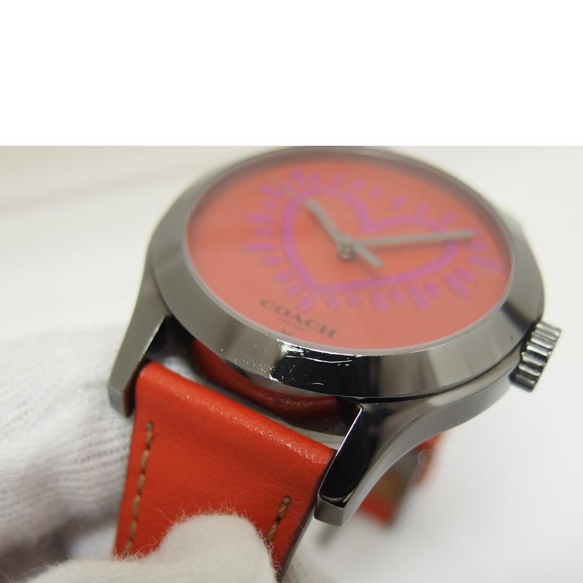 COACH コーチ/コーチ×キースヘリング/ハート文字盤/アナログウォッチ/クォーツ/79.3.95.1426//Bランク/04