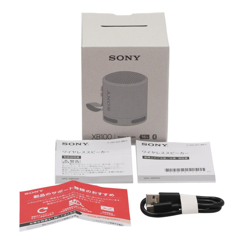SONY ソニー /ワイヤレススピーカー/SRS-XB100//S0120252748/Bランク/25