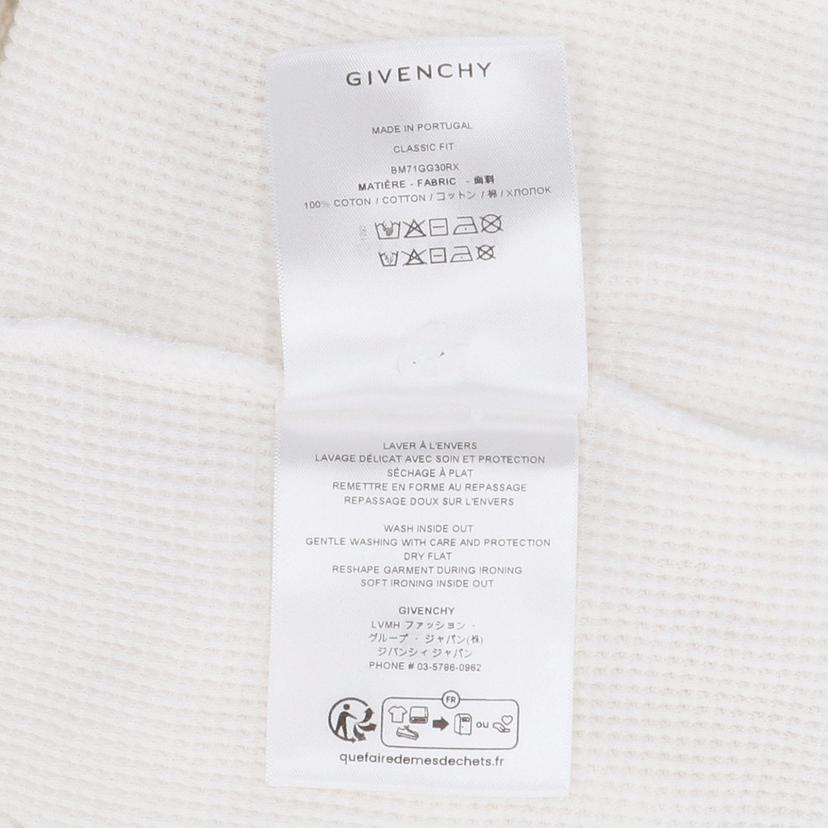 GIVENCHY ジバンシー/サーマルクルーンエックワッフルカットソー/BM71GG30RX//サイズ:L/ABランク/91
