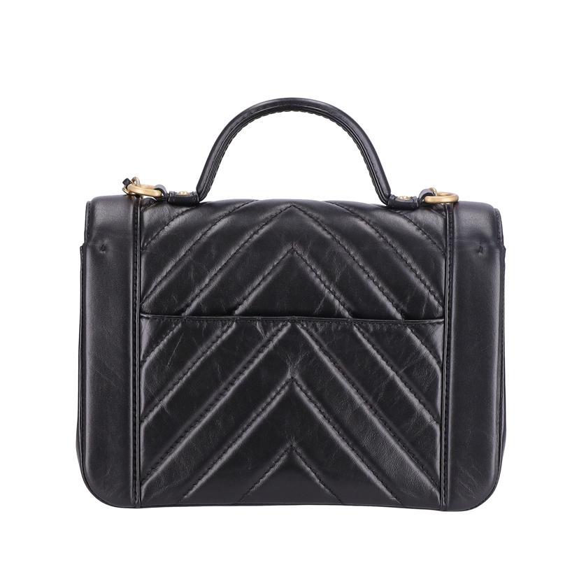 CHANEL シャネル/Vステッチトップハンドルフラップバッグ//243*****/Aランク/94