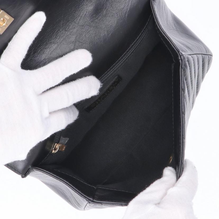 CHANEL シャネル/Vステッチトップハンドルフラップバッグ//243*****/Aランク/94