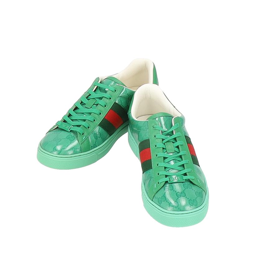 GUCCI グッチ/ACE シェリーライン/GGクリスタルスニーカー/760775//サイズ:7/SAランク/91