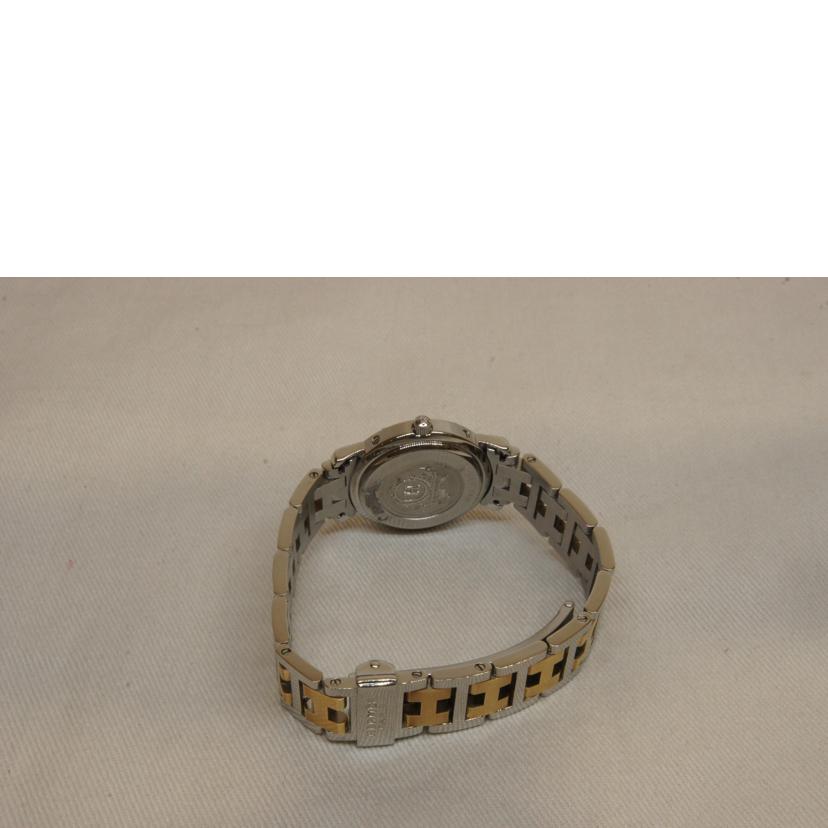 HERMES エルメス/クリッパー・ホワイト文字盤/レディース/クオーツ/CL4.220//154****/Aランク/92