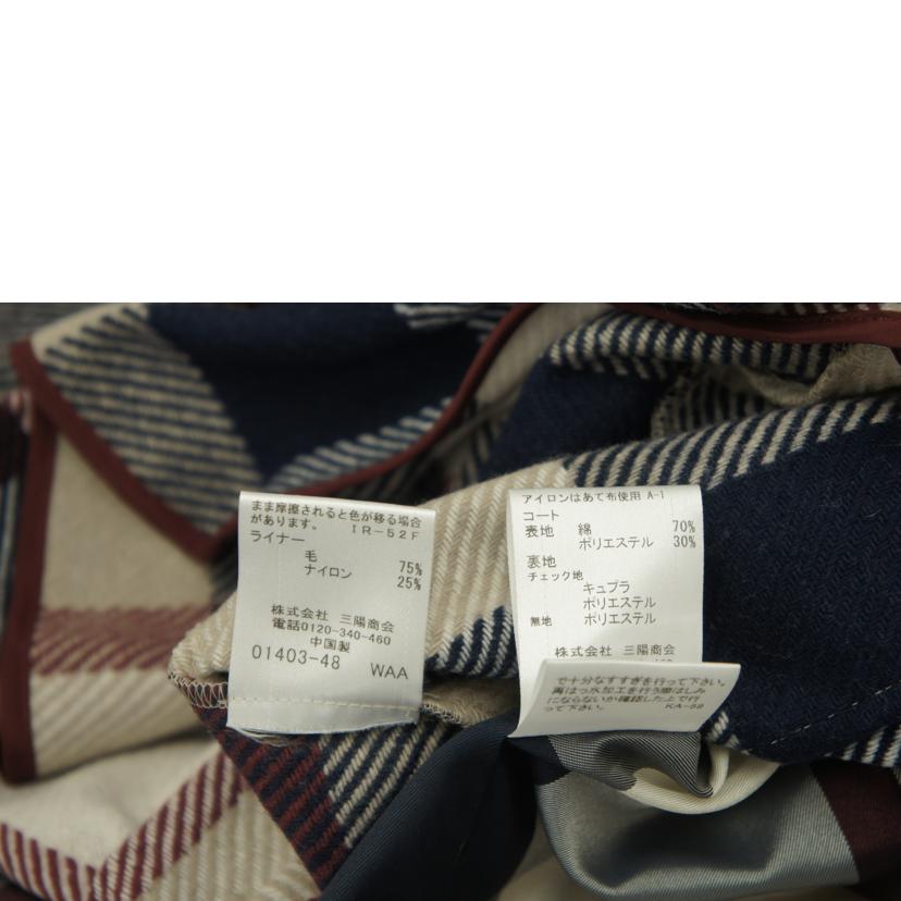 BLUE LABEL CRISTBRIDGE ブルーレーベルクレストブリッジ/ライトギャバジントレンチコート/55A02-843-42//Aランク/09