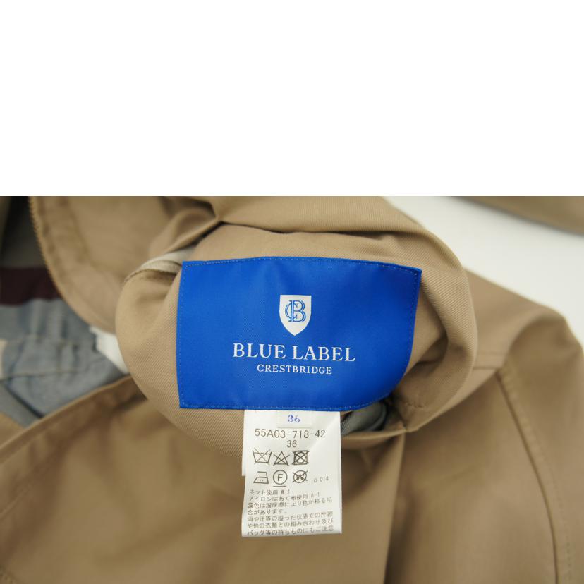 BLUE LABEL CRISTBRIDGE ブルーレーベルクレストブリッジ/チェックコンパクトリバーシブルコート/55A03-718-42//Aランク/09