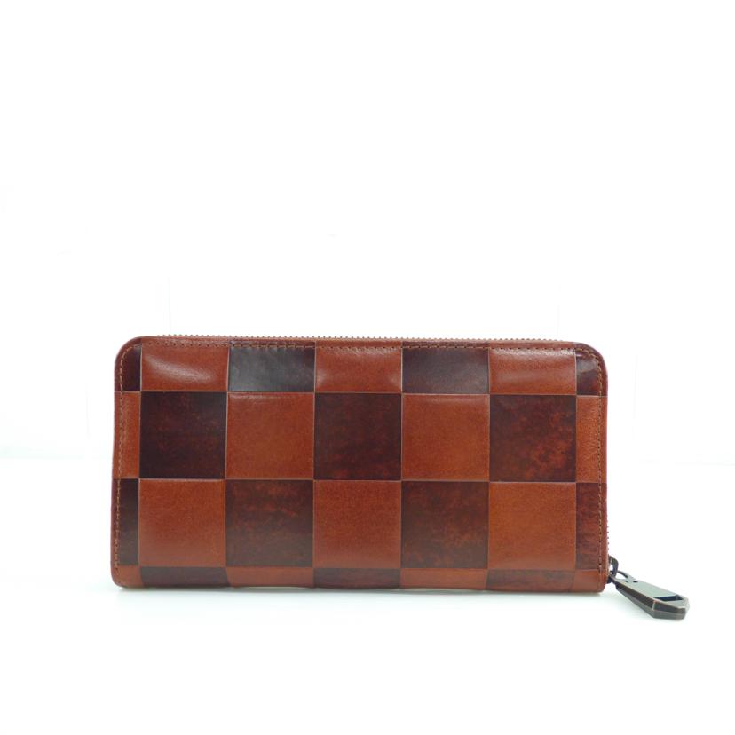 ZOO ズー/ラウンドファスナー長財布/ZLW-079BR//ABランク/64