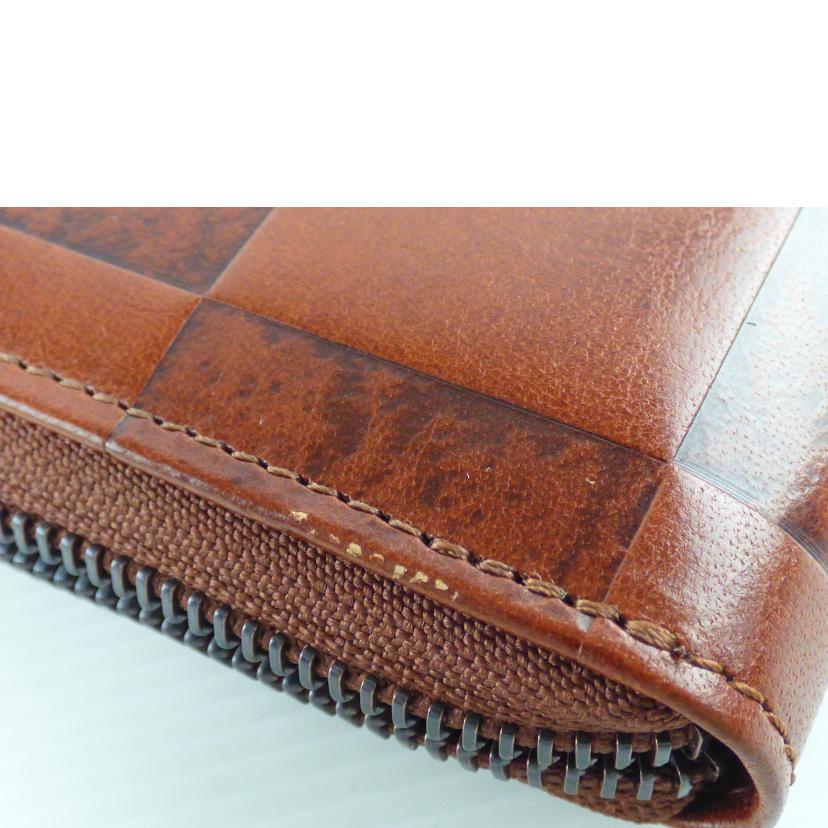 ZOO ズー/ラウンドファスナー長財布/ZLW-079BR//ABランク/64