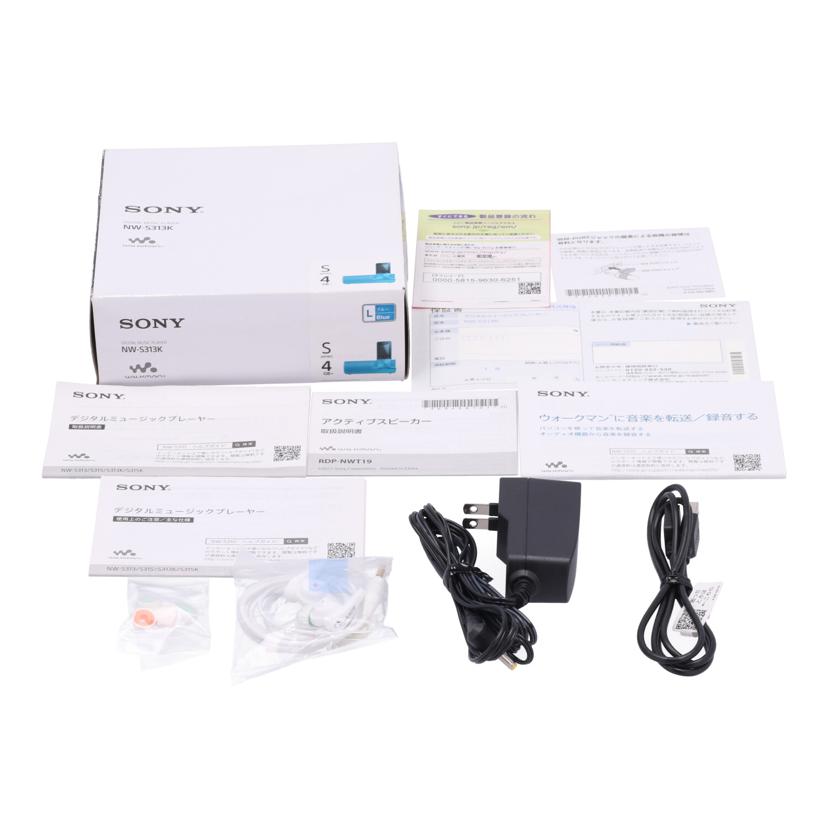 SONY ソニー /ウォークマン 4GB/スピーカーセット/NW-S313K//S015047082C/Bランク/77