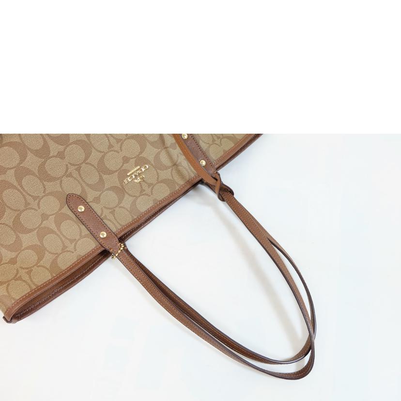 COACH コーチ/PVCシグネチャーリーバーシブルトート/F36658//A17**/ABランク/71