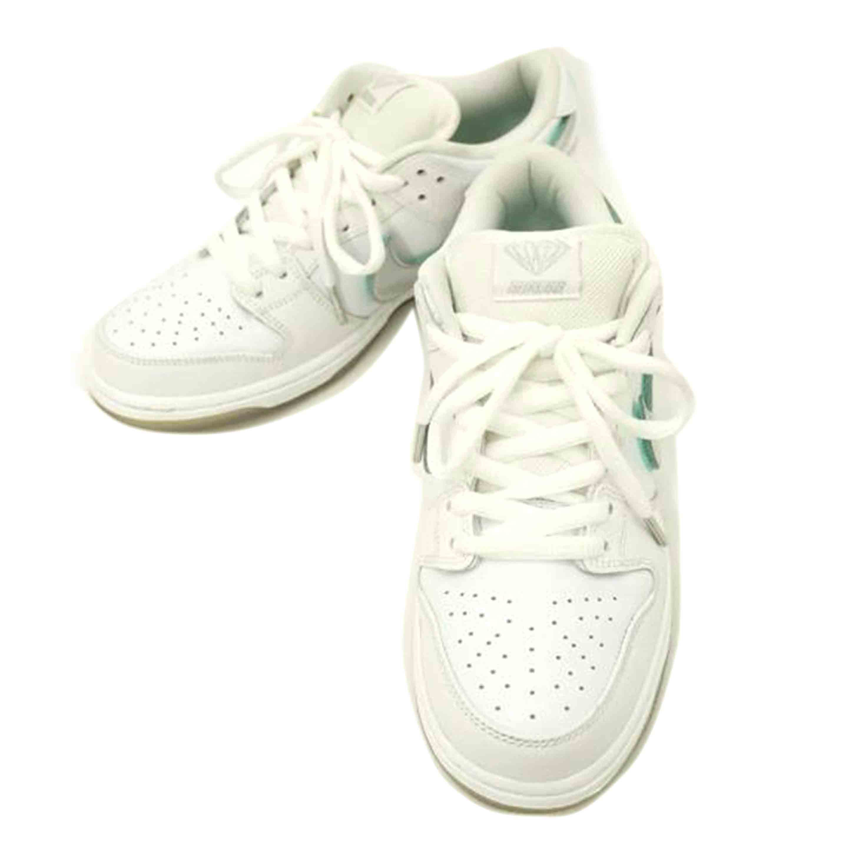 NIKE ナイキ/SB DUNK LOW PRO Diamond Supply WHITE/BV1310-100//Aランク/69