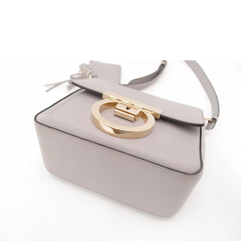 Ferragamo フェラガモ/ガンチーニレザーフラップショルダー/グレー/21 H004//ABランク/69