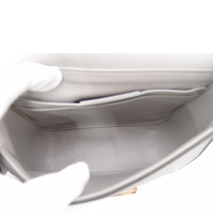 Ferragamo フェラガモ/ガンチーニレザーフラップショルダー/グレー/21 H004//ABランク/69