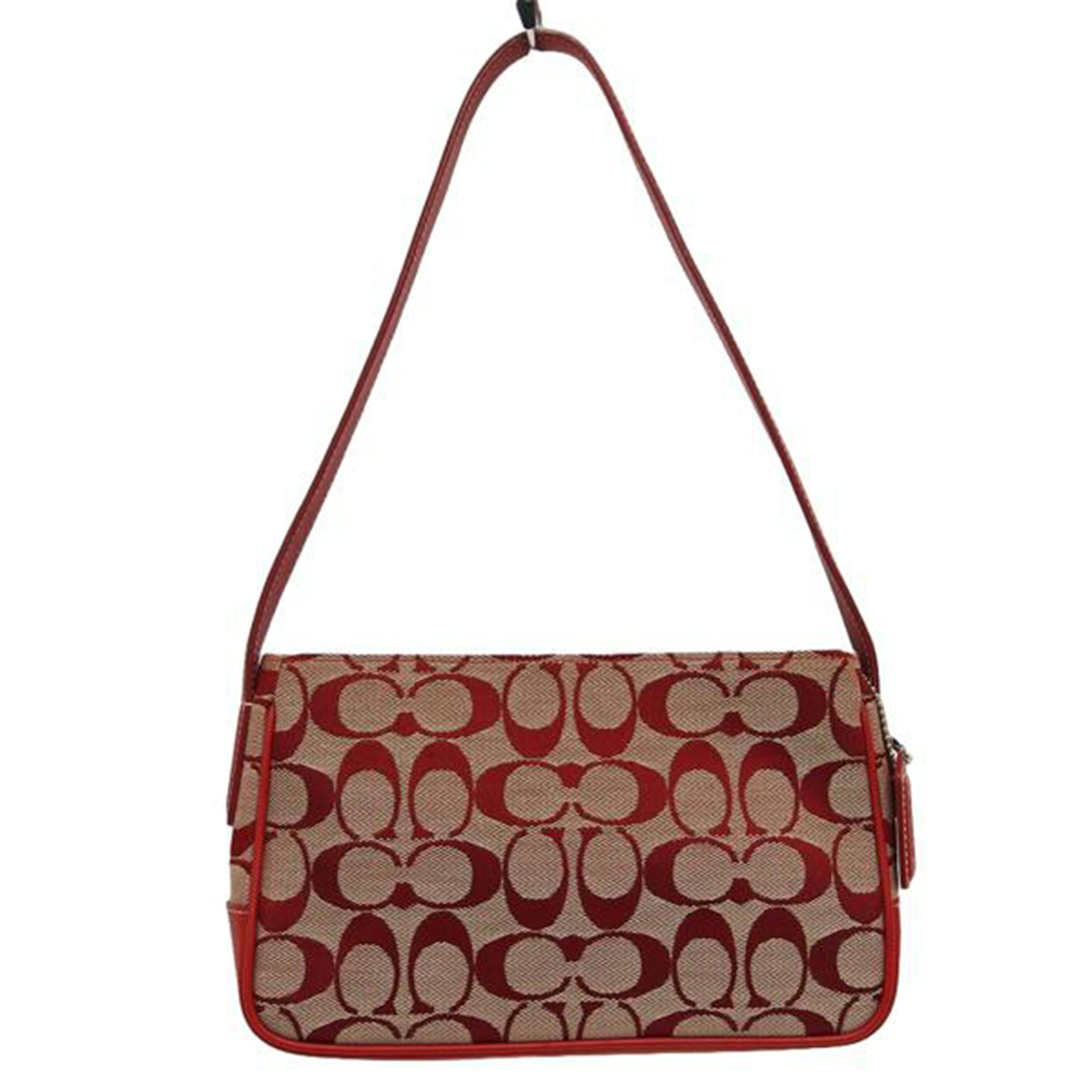 COACH コーチ/シグネチャー/ワンショルダーバッグ/レッド/6023//M1J/ABランク/04