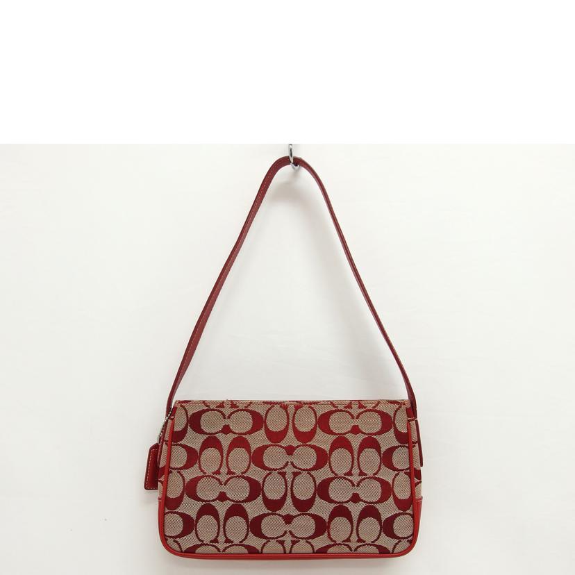 COACH コーチ/シグネチャー/ワンショルダーバッグ/レッド/6023//M1J/ABランク/04