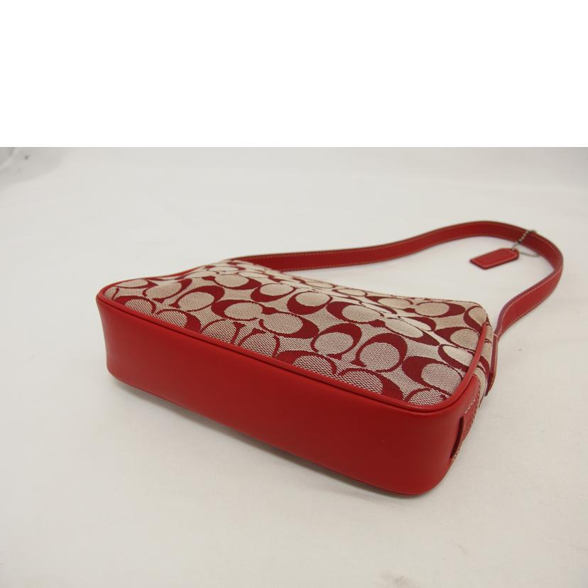 COACH コーチ/シグネチャー/ワンショルダーバッグ/レッド/6023//M1J/ABランク/04