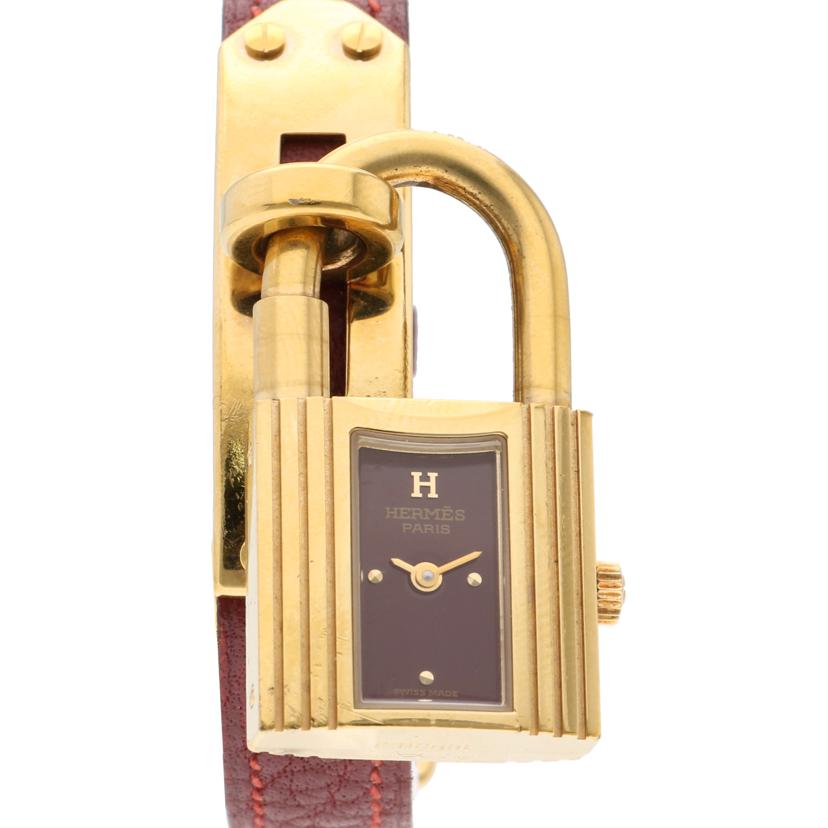 HERMES エルメス/ケリーウォッチ・ワインレッド/レディース/クオーツ/KE1.201//636***/ABランク/09