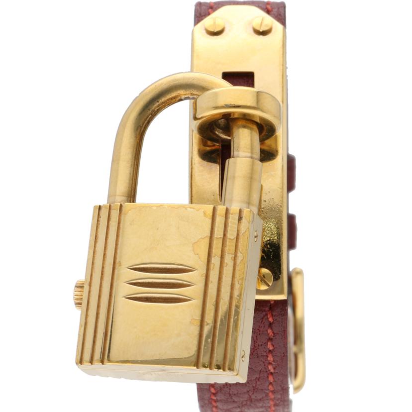 HERMES エルメス/ケリーウォッチ・ワインレッド/レディース/クオーツ/KE1.201//636***/ABランク/09