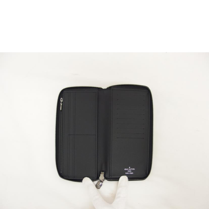 LV ルイ・ヴィトン/ジッピーウォレット・ヴェルティカル/モノグラム/エクリプス/M62295//ICチ***/Aランク/04