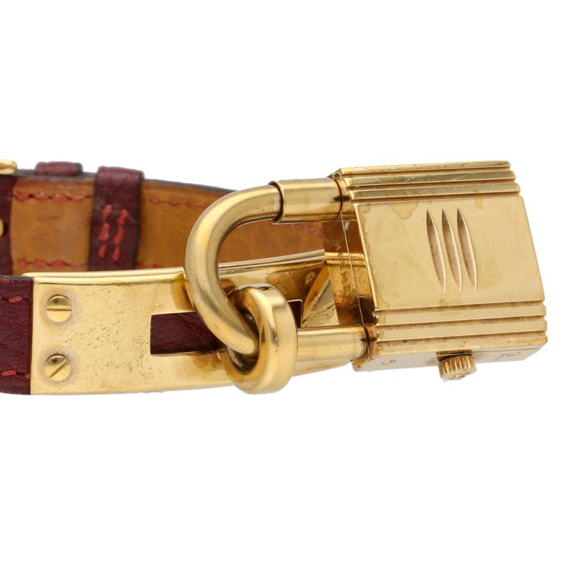 HERMES エルメス/ケリーウォッチ・ワインレッド/レディース/クオーツ/KE1.201//636***/ABランク/09