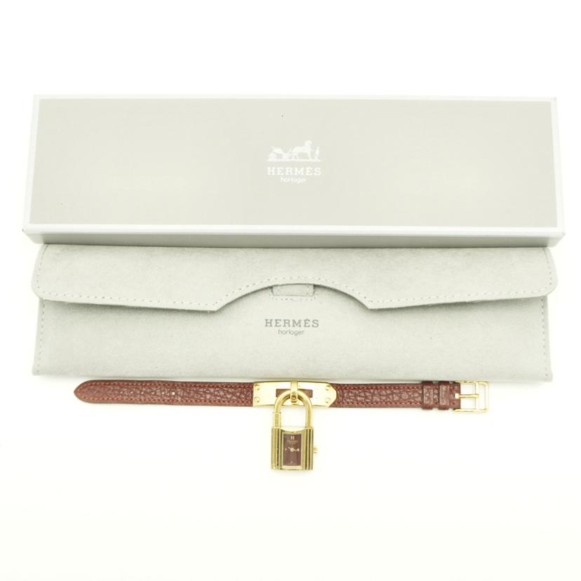 HERMES エルメス/ケリーウォッチ・ワインレッド/レディース/クオーツ/KE1.201//636***/ABランク/09
