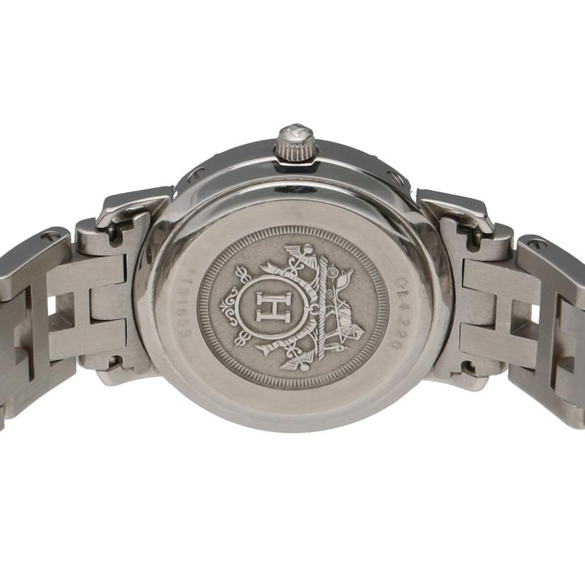 HERMES エルメス/クリッパー・ホワイト/レディース/クオーツ/CL4.220//113****/ABランク/09