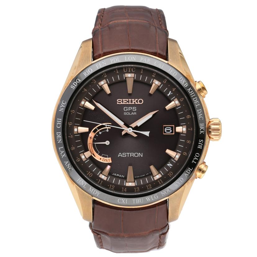 SEIKO セイコー/アストロン・レザーベルト/8Xシリーズ/GPSソーラー/SBXB096//691***/Aランク/63