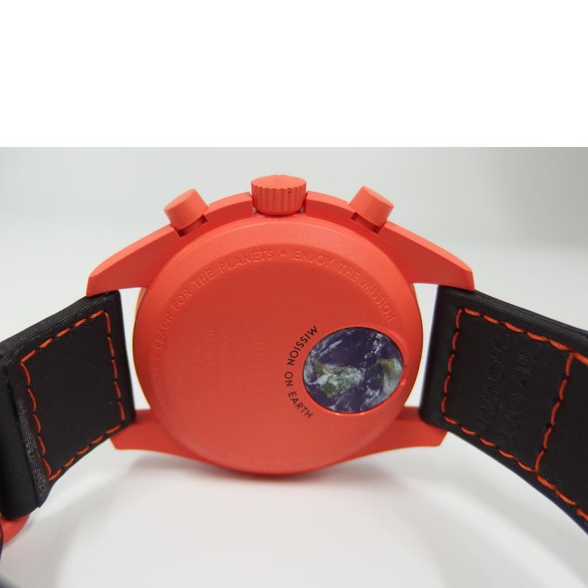 OMEGA×swatch ウメガスウォッチ/Mission_on_Earth/LAVA/クォーツ/SO33O100//Aランク/82