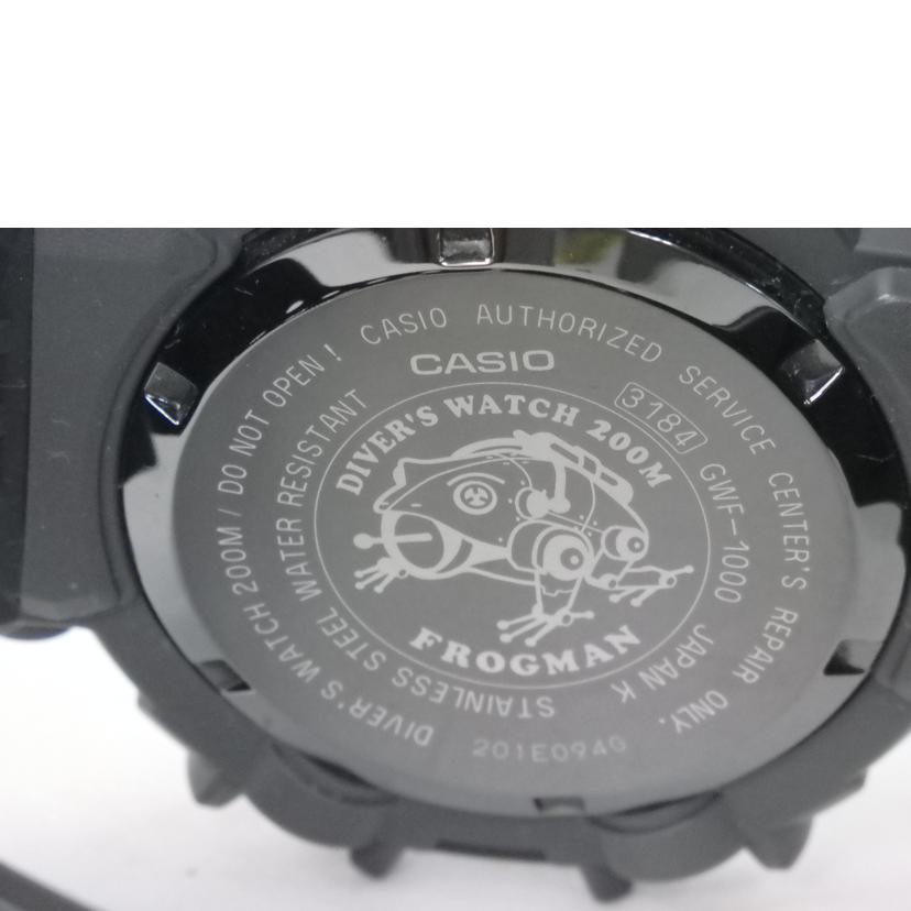 CASIO カシオ/CASIO/G-SHOCK/GWF-1000-1JF/フロッグマン/電波ソーラー時計/GWF-1000-1JF//ABランク/84