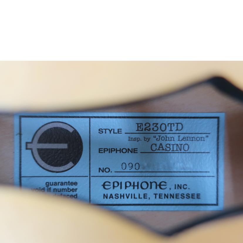 Epiphone Epiphone/エレキギター Inspired by John Lennon 1965 Casino/John Lennon Casino//090********/ABランク/65