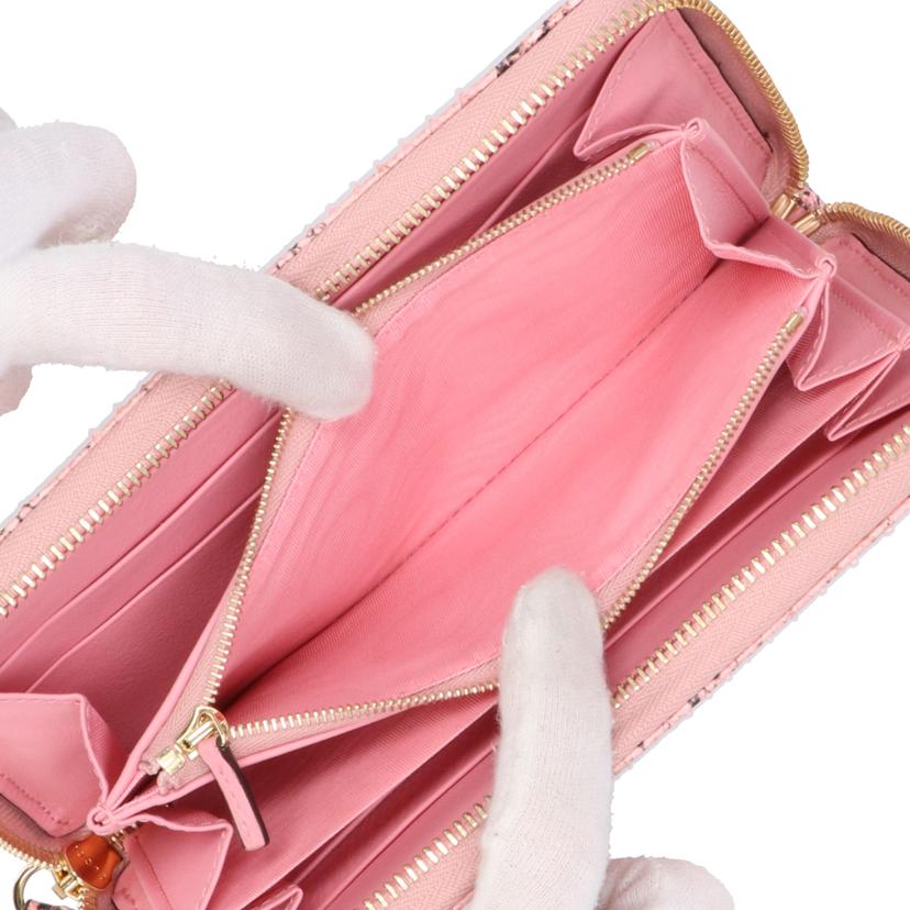 GUCCI/パイソンラウンドジップGGマーモント//095*/Aランク/24