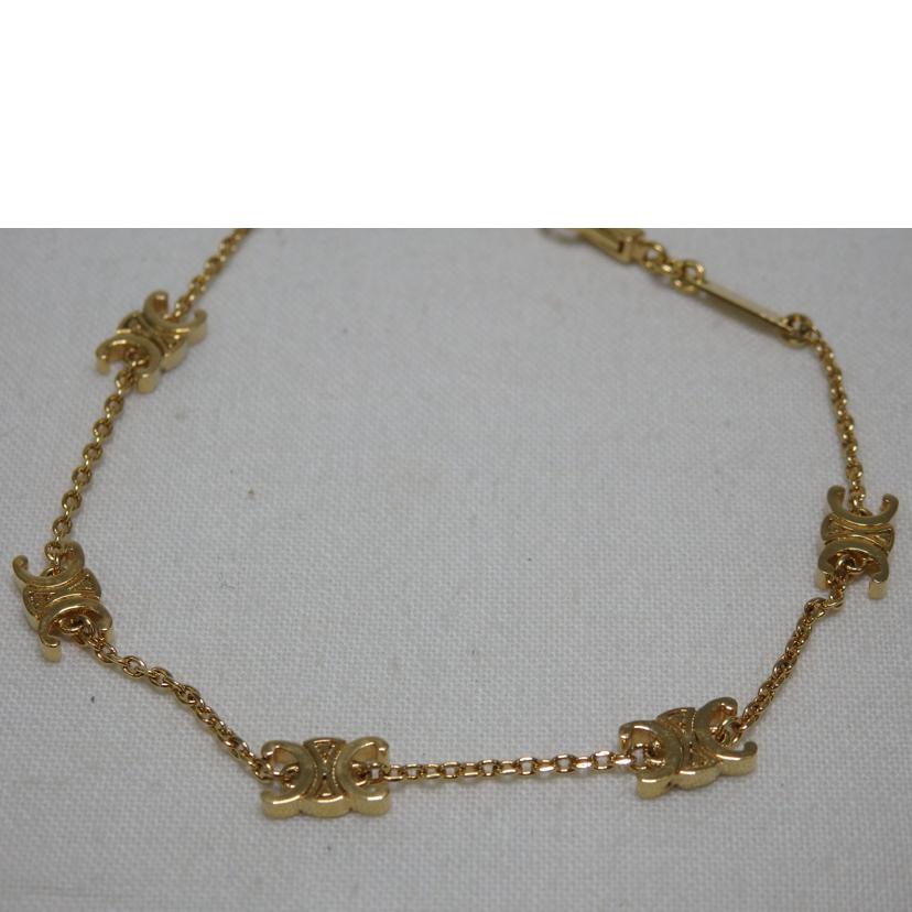 CELINE セリーヌ/ミニトリオンフ/ブレスレット/ゴールドカラー//FTT2213/ABランク/84