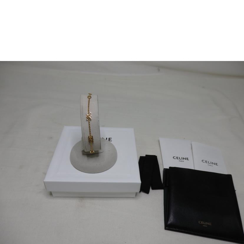 CELINE セリーヌ/ミニトリオンフ/ブレスレット/ゴールドカラー//FTT2213/ABランク/84