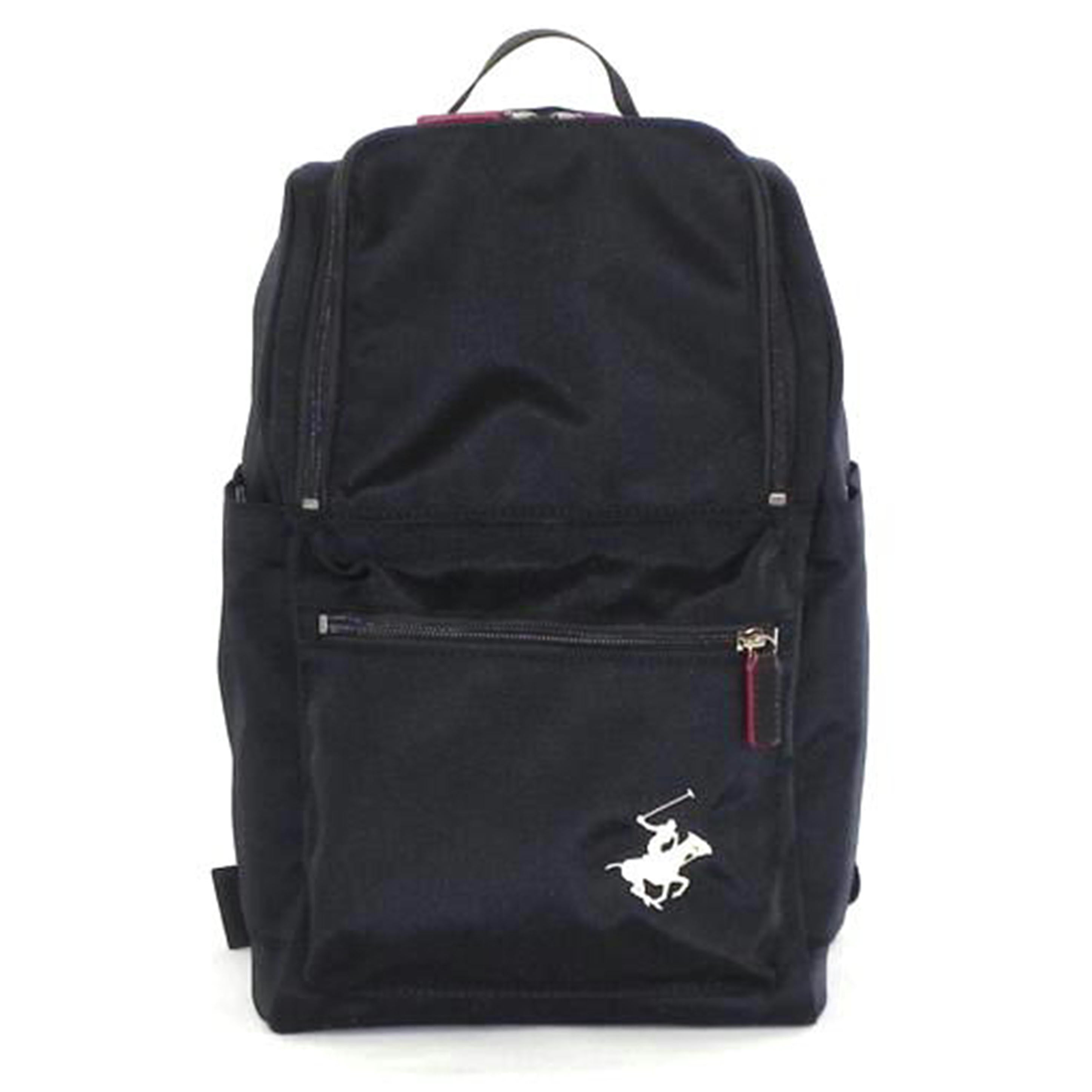 BEVERLY HILLS POLO CLUB ビバリーヒルズポロクラブ/バックパック ブラック×ホワイト/BHC004//SAランク/81