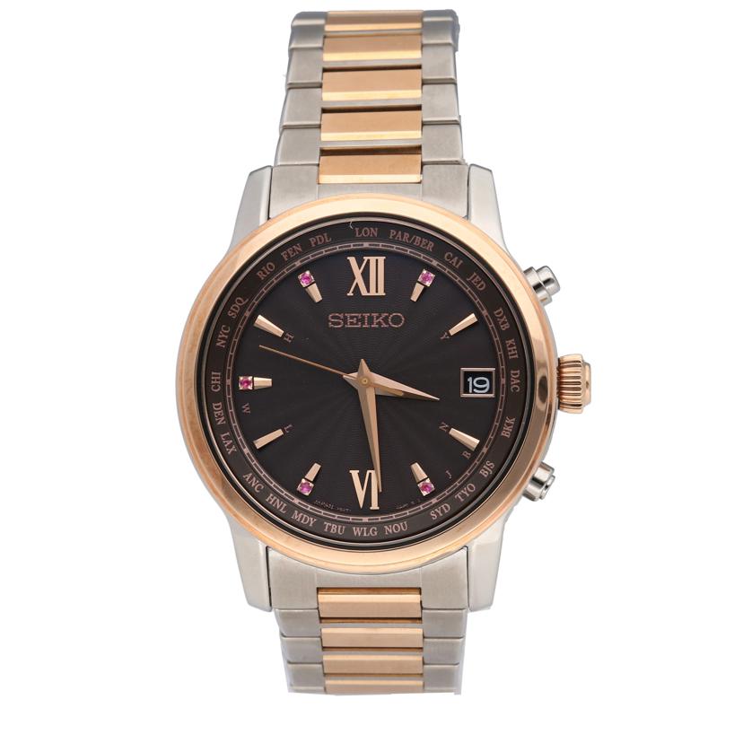 SEIKO セイコー/ブライツ/ルビー/ソーラー電波/7B27-0AK0//411****/ABランク/06