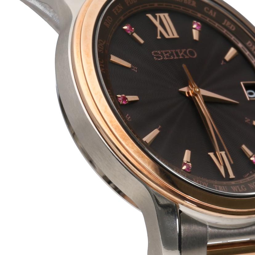 SEIKO セイコー/ブライツ/ルビー/ソーラー電波/7B27-0AK0//411****/ABランク/06